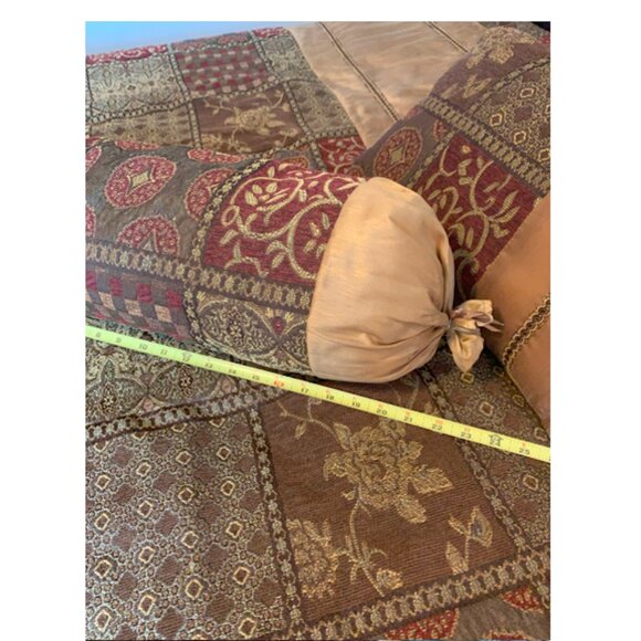 Tuscan Opulent Old World Patchwork Comforter Set - Double/Queen Size - Picture 7 of 14